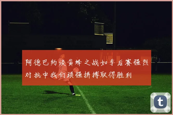 阿德巴约谈黄蜂之战如季后赛强烈对抗中我们顽强拼搏取得胜利